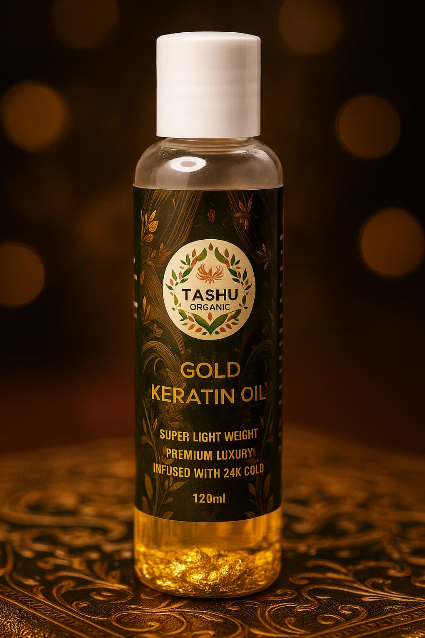 Gold Keratin Oil -Transform Your Hair Naturally
